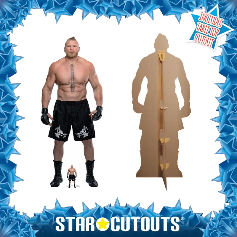 SC4101 Brock Lesnar (WWE) Official Lifesize + Mini Cardboard Cutout Standee Frame