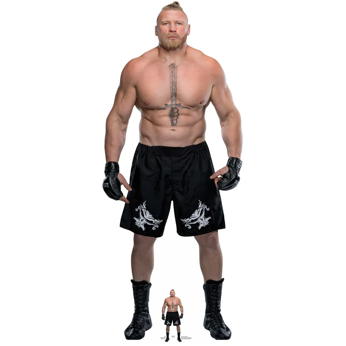 SC4101 Brock Lesnar (WWE) Official Lifesize + Mini Cardboard Cutout Standee Front