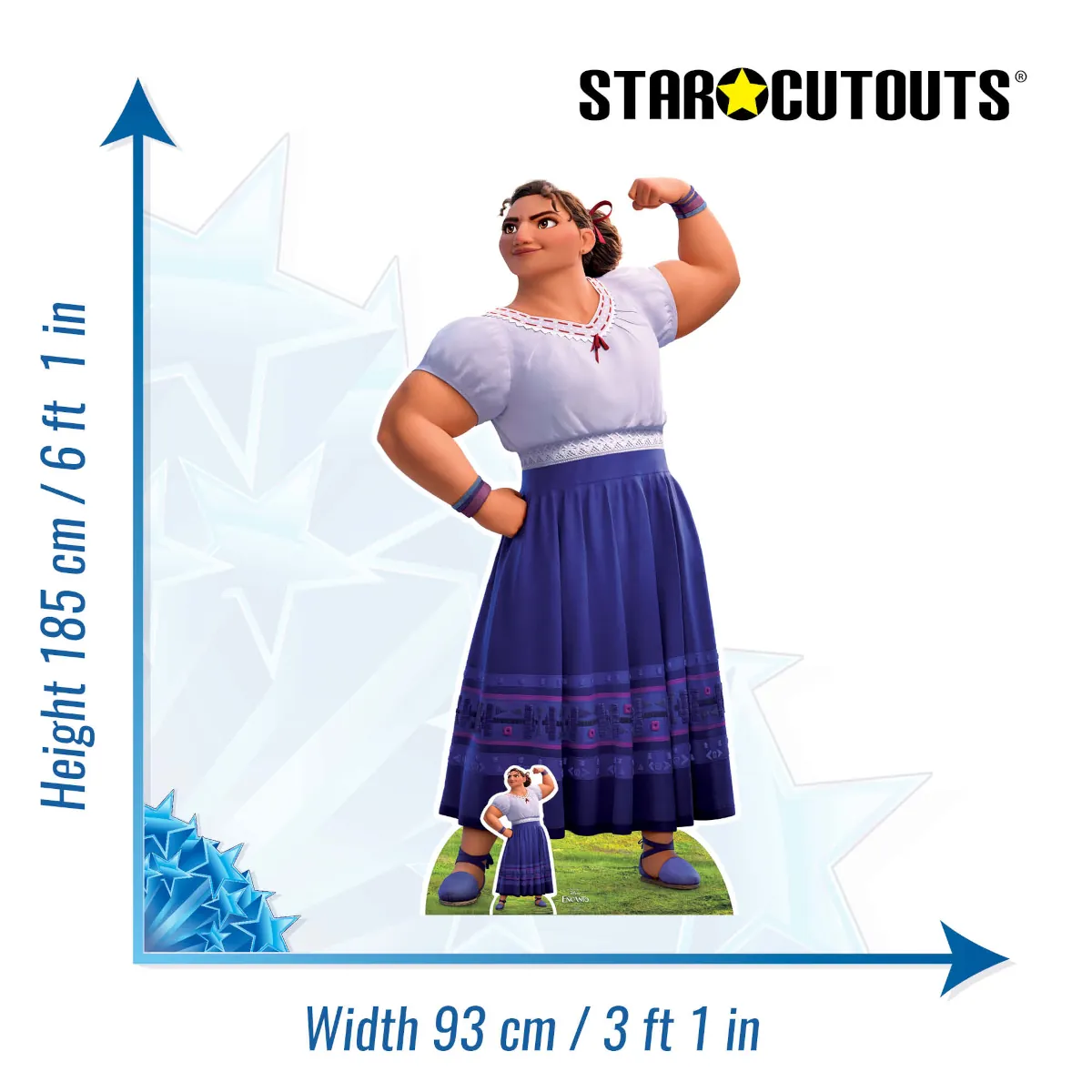 SC4106 Luisa (Disney Encanto) Official Lifesize + Mini Cardboard Cutout Standee Size