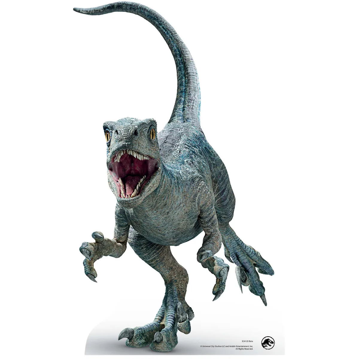 SC4125 Beta Velociraptor (Jurassic World Dominion) Official Large Cardboard Cutout Standee Front