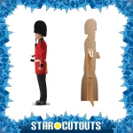 SC4141 Illustrated Palace Guard 'Facing Left' Mini Cardboard Cutout Standee Frame