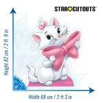 SC4219 Marie 'Holding Bow' (Disney The Aristocats) Official Mini Cardboard Cutout Standee Size