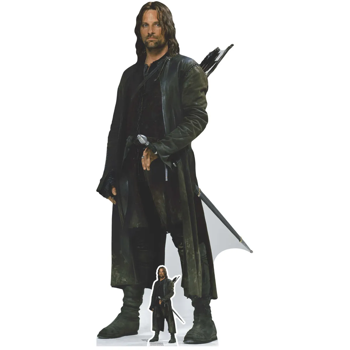 SC4130 Aragorn (The Lord of the Rings) Official Lifesize + Mini Cardboard Cutout Standee Front