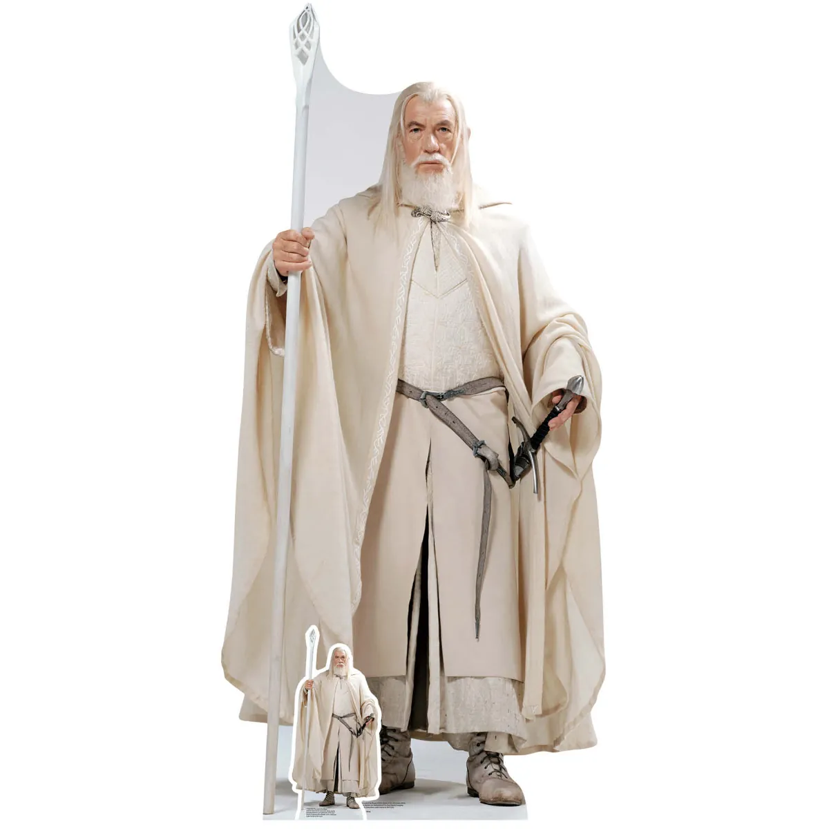 SC4132 Gandalf (The Lord of the Rings) Official Lifesize + Mini Cardboard Cutout Standee Front