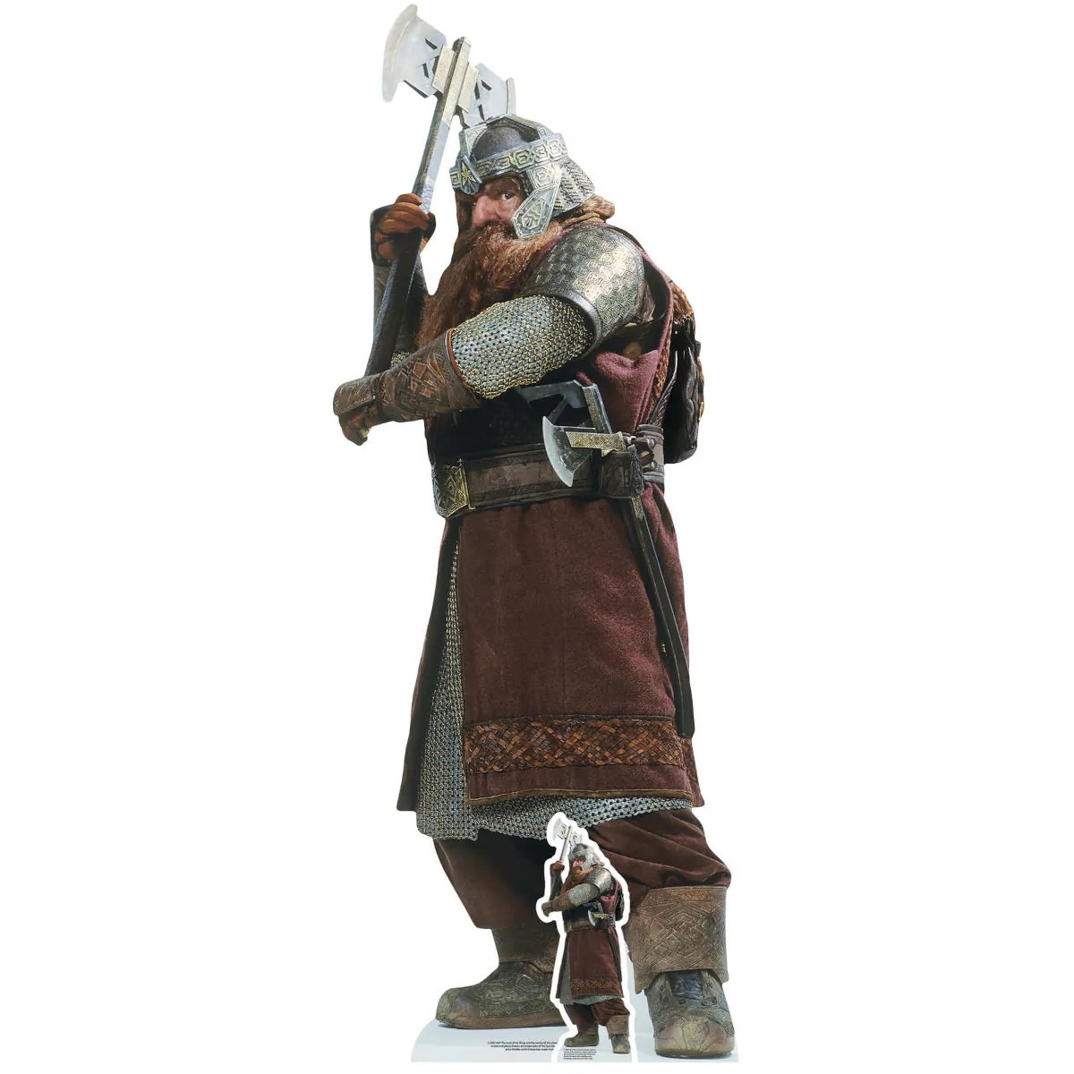 SC4134 Gimli (The Lord of the Rings) Official Lifesize + Mini Cardboard Cutout Standee Front