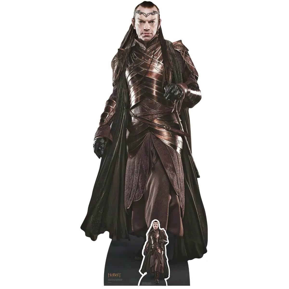 SC4136 Elrond (The Hobbit) Official Lifesize + Mini Cardboard Cutout Standee Front