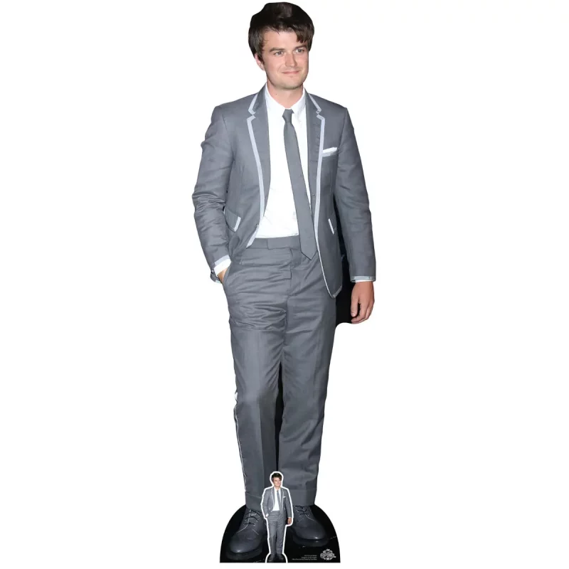 Joe Keery 'Grey Suit' (American Actor) Lifesize + Mini Cardboard Cutout ...