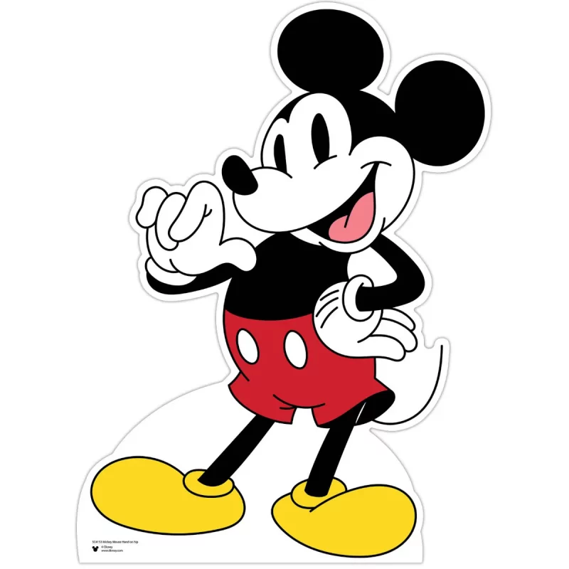 SC4153 Mickey Mouse 'Big Smile Retro' (Disney) Lifesize Cardboard Cutout Standee Front