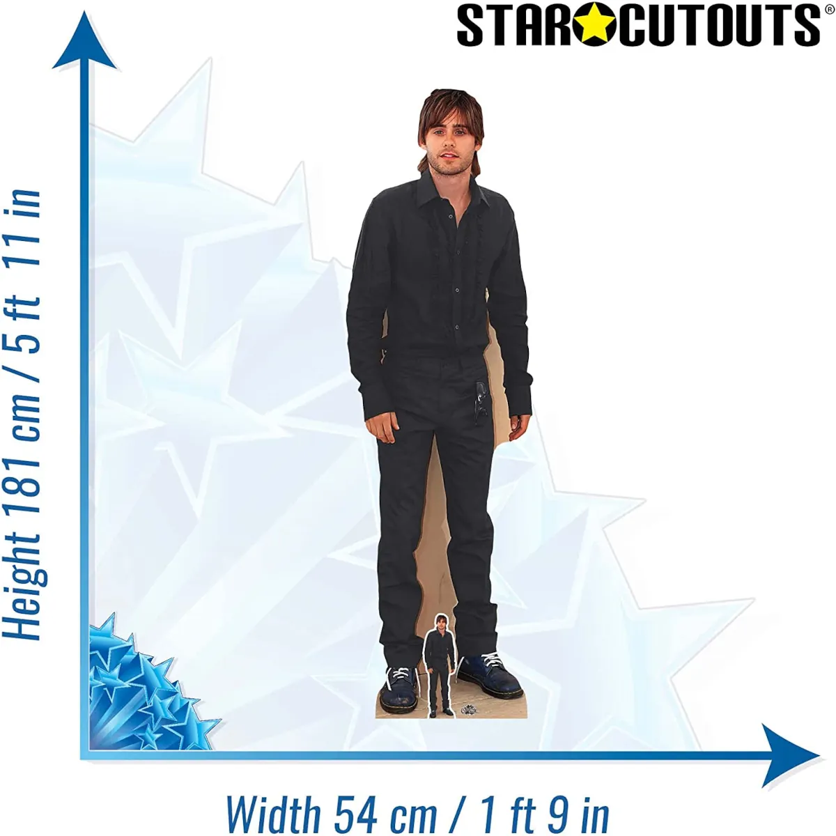 CS990 Jared Leto 'Year 2000' (American Actor) Lifesize + Mini Cardboard Cutout Standee Size