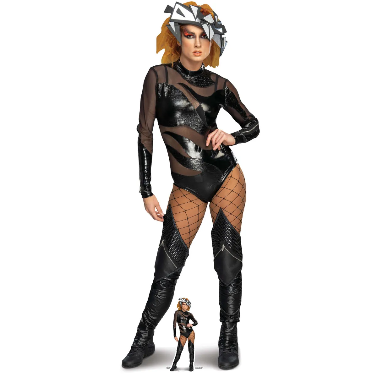 SC4157 Becky Lynch 'Black Outfit' (WWE) Official Lifesize + Mini Cardboard Cutout Standee Front