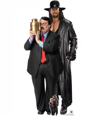 SC4161 The Undertaker & Paul Bearer (WWE) Official Lifesize + Mini Cardboard Cutout Standee Front