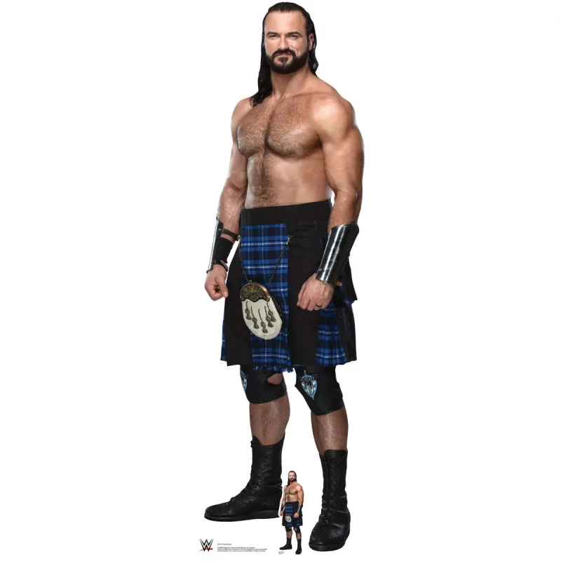 SC4162 Drew McIntyre 'Kilt' (WWE) Official Lifesize + Mini Cardboard Cutout Standee Front