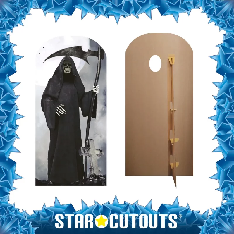 SC4226 Grim Reaper (Mythological Character) Lifesize Stand-In Cardboard Cutout Standee Frame