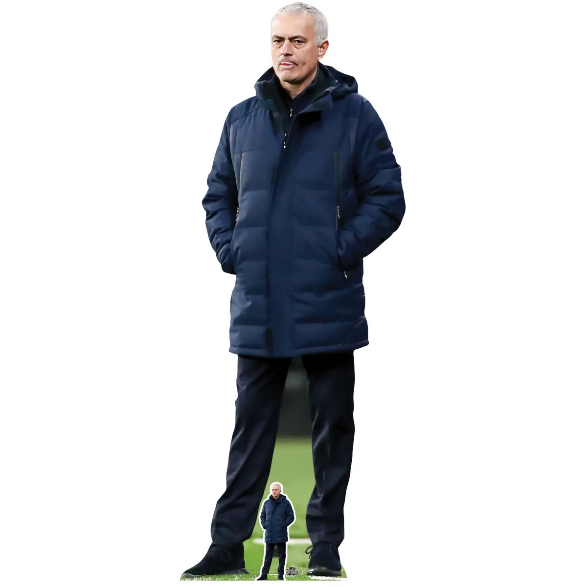CS1037 Jose Mourinho (Portuguese Football Manager) Lifesize + Mini Cardboard Cutout Standee Front