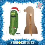 SC4180 Christmas Pickle (Rick And Morty) Official Small + Mini Cardboard Cutout Standee Frame