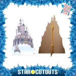 SC4185 Disney Princess 'Christmas Winter Castle' Official Large + Mini Cardboard Cutout Standee Frame
