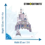 SC4185 Disney Princess 'Christmas Winter Castle' Official Large + Mini Cardboard Cutout Standee Size