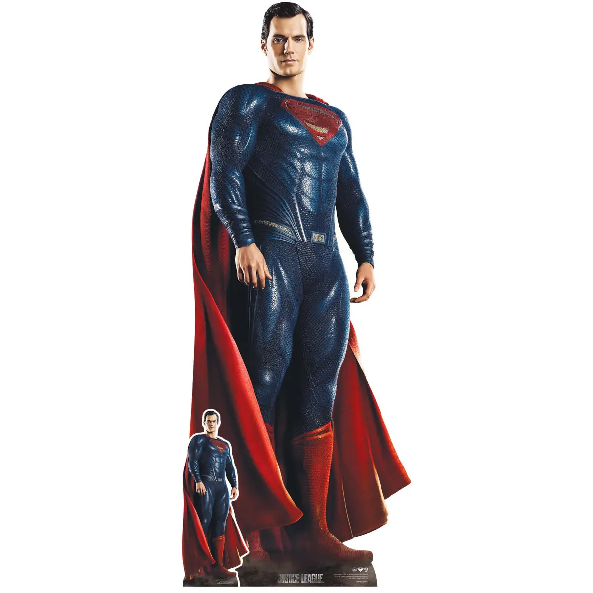 SC4189 Superman 'Justice League' (Henry Cavill) Official Lifesize + Mini Cardboard Cutout Standee Front