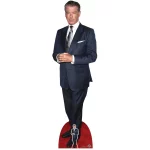 CS1054 Pierce Brosnan 'Red Carpet' (Irish Actor) Lifesize + Mini Cardboard Cutout Standee Front