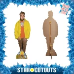 CS1069 Jake Paul 'Yellow Jacket' (American Media Personality) Lifesize + Mini Cardboard Cutout Standee Frame