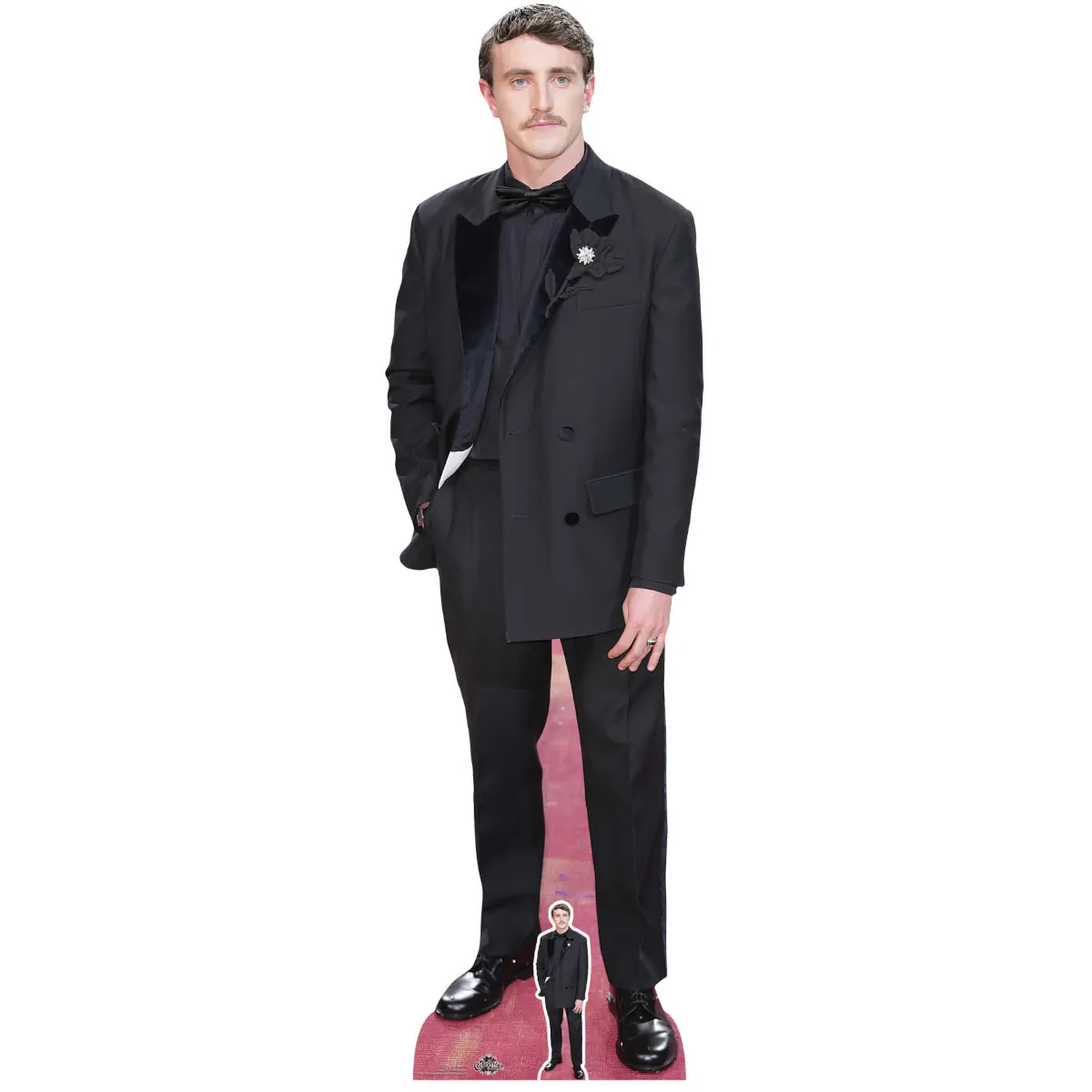 CS1074 Paul Mescal 'Black Suit' (Irish Actor) Lifesize + Mini Cardboard Cutout Standee Front