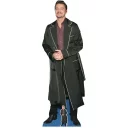 CS1077 Pedro Pascal 'Long Coat' (American Actor) Lifesize + Mini Cardboard Cutout Standee Front
