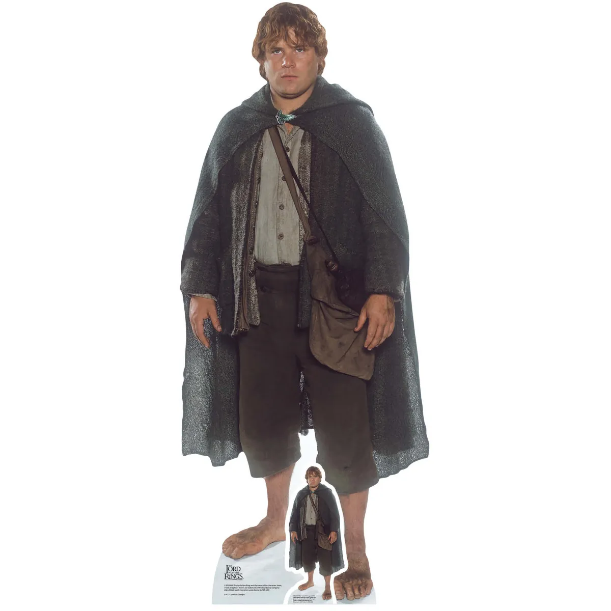 SC4127 Samwise Gamgee (The Lord of the Rings) Lifesize + Mini Cardboard Cutout Standee Front