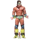 SC4190 The Ultimate Warrior (WWE) Official Lifesize + Mini Cardboard Cutout Standee Front
