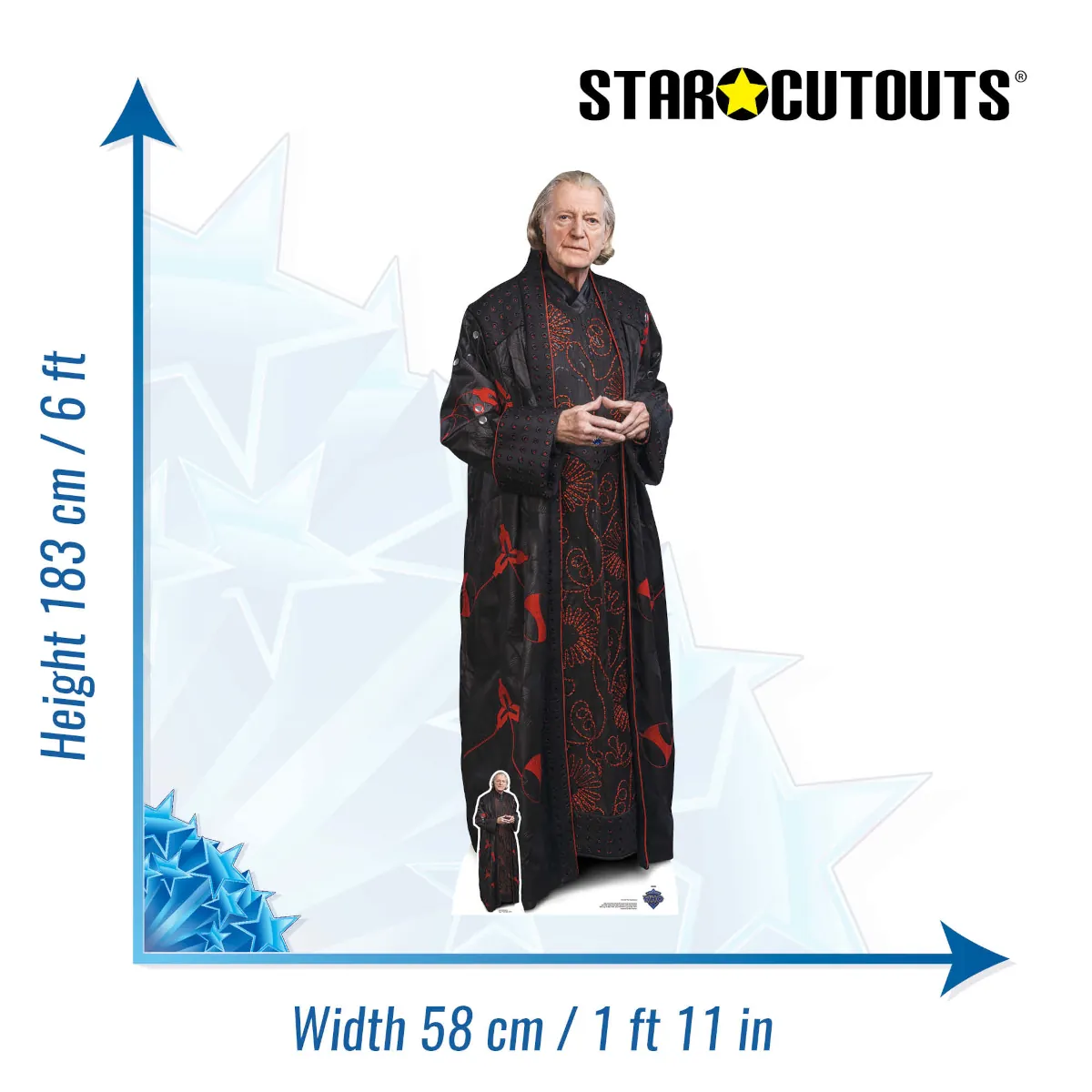 SC4192 The First Doctor 'David Bradley' (Doctor Who) Lifesize + Mini Cardboard Cutout Standee Size