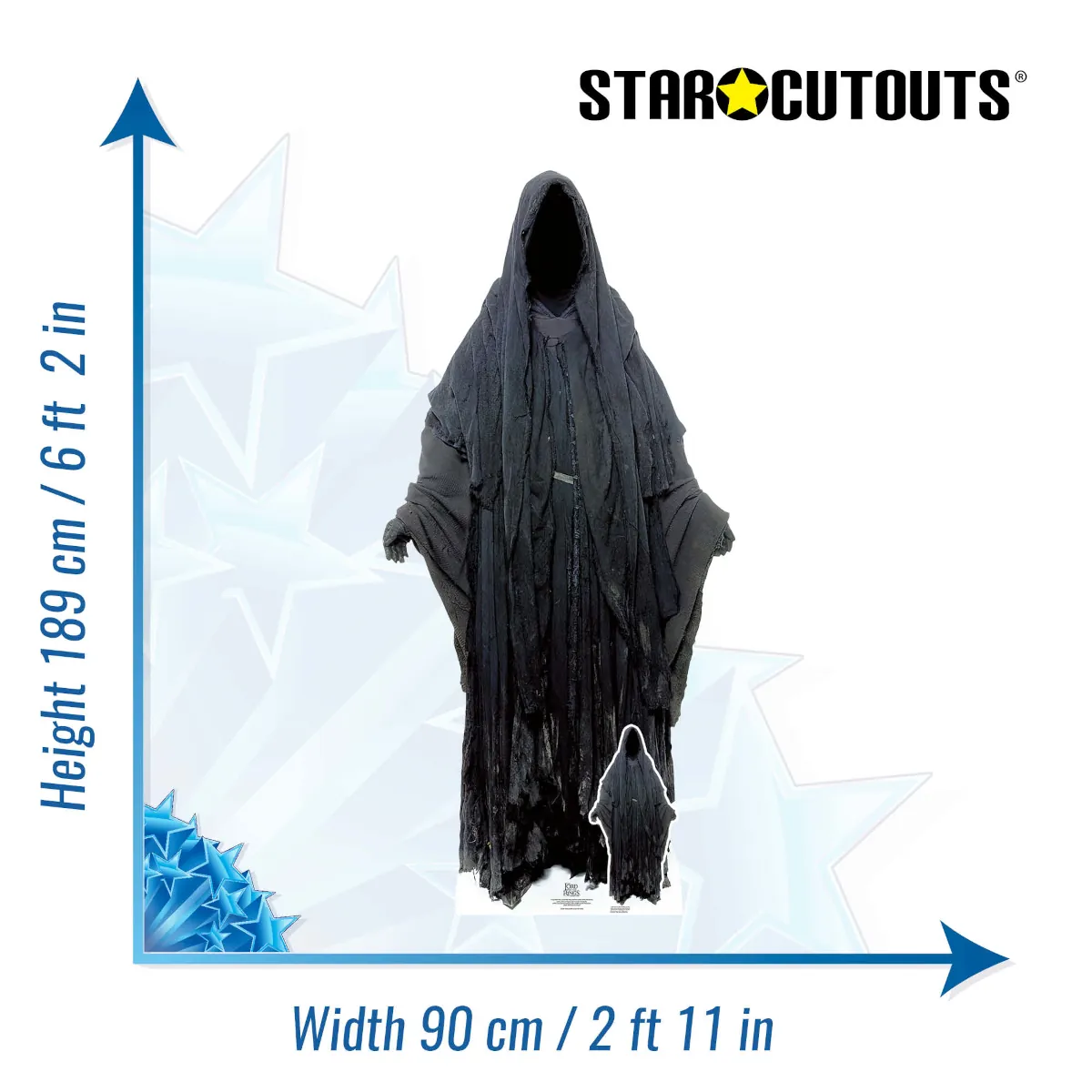SC4201 Nazgûl 'Ringwraith' (The Lord of the Rings) Lifesize + Mini Cardboard Cutout Standee Size