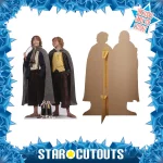 SC4202 Pippin & Merry (The Lord of the Rings) Double Lifesize + Mini Cardboard Cutout Standee Frame