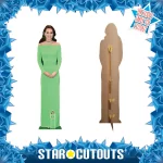 SC4214 Catherine Princess of Wales 'Green Dress' (British Royal) Lifesize + Mini Cardboard Cutout Standee Frame