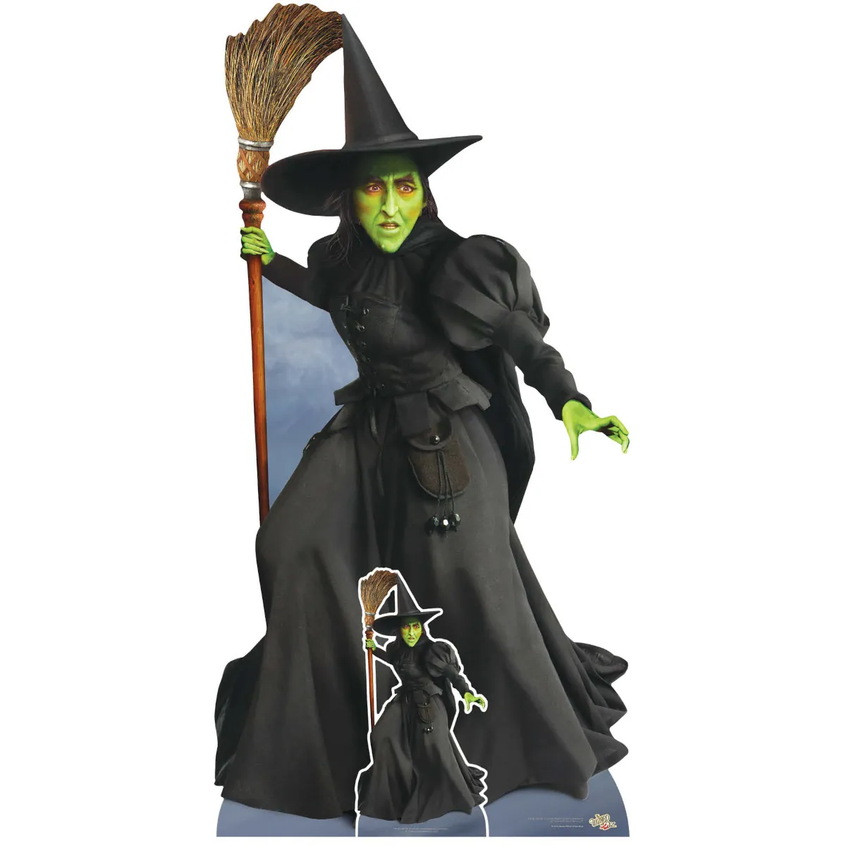 SC4225 Wicked Witch of the West (The Wizard of Oz) Lifesize + Mini Cardboard Cutout Standee Front