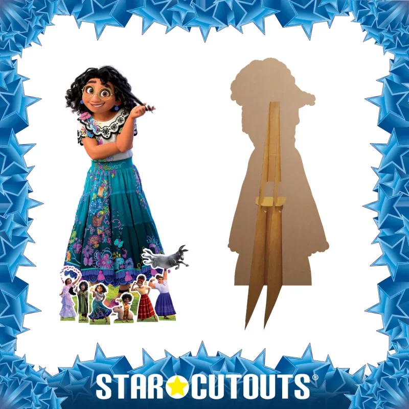 SP017 Mirabel (Disney Encanto) Official Lifesize + 6 Mini Party Pack Cardboard Cutout Standee Frame