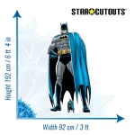 Batman Comic Style Cape DC Comics Official Lifesize + Mini Cardboard Cutout Size