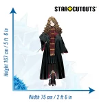 Hermione Granger Anime Style Harry Potter Official Lifesize + Mini Cardboard Cutout Size
