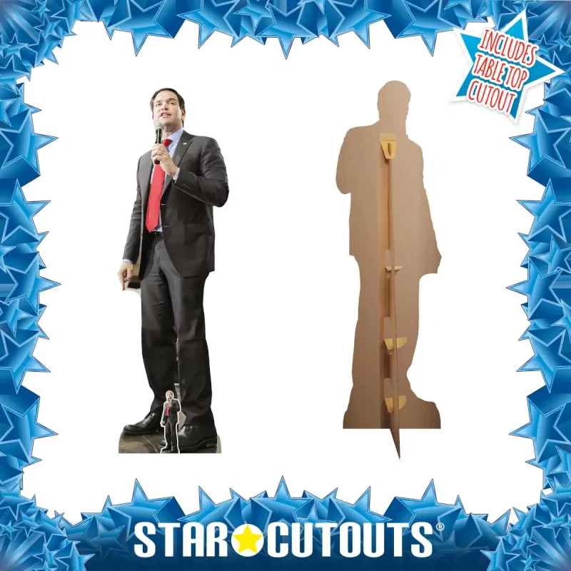 Marco Rubio American Politician Lifesize + Mini Cardboard Cutout Frame