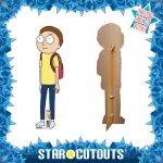 Morty Smith Rick And Morty Official Lifesize + Mini Cardboard Cutout Frame