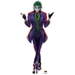 The Joker Anime Style DC Comics Official Lifesize + Mini Cardboard Cutout Front