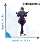 The Joker Anime Style DC Comics Official Mini Cardboard Cutout Size