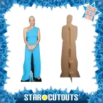 Hannah Waddingham Blue Outfit English Actress Lifesize + Mini Cardboard Cutout Frame