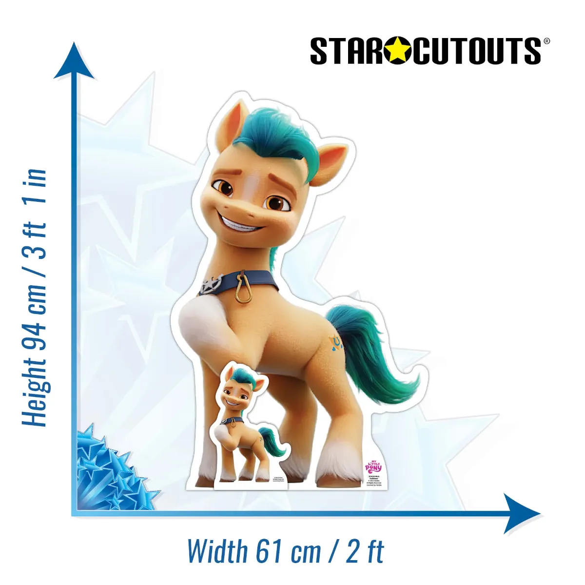 Hitch Trailblazer My Little Pony Official Large + Mini Cardboard Cutout Size