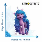 Izzy Moonbow My Little Pony Official Large + Mini Cardboard Cutout Standee Size