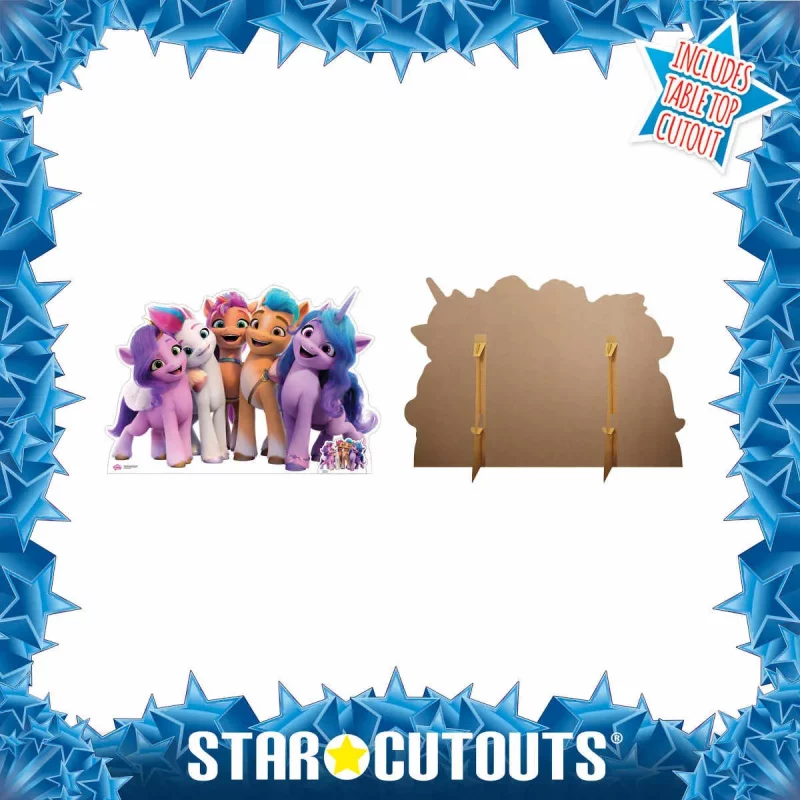 My Little Pony Group Official Large + Mini Cardboard Cutout Standee Frame