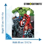 Avengers Assemble (Marvel Avengers) Child Size Stand-In Cardboard Cutout Size