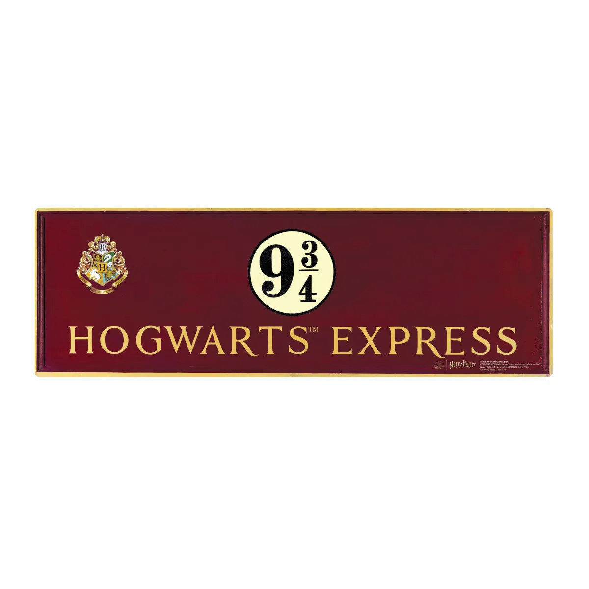 Hogwarts Express Sign Harry Potter Official Wall Mounted Cardboard Cutout Front