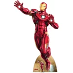 Iron Man 'Tony Stark' (Marvel Avengers) Lifesize + Mini Cardboard Cutout Front