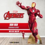 Iron Man 'Tony Stark' (Marvel Avengers) Lifesize + Mini Cardboard Cutout Room