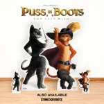 Puss in Boots Official Small + Mini Cardboard Cutout Group Room