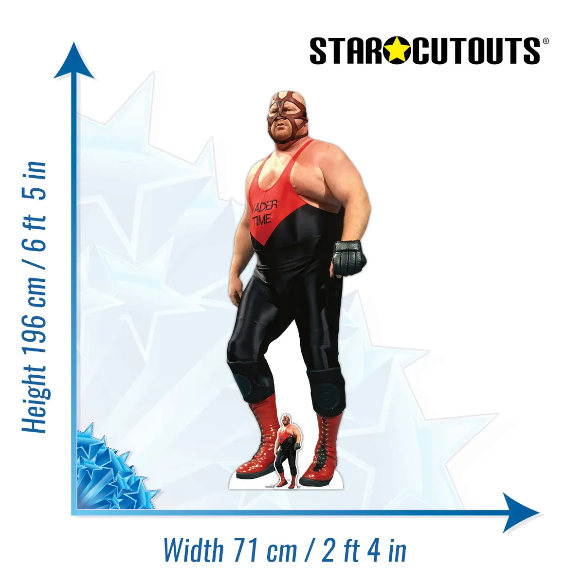 SC4164 Big Van Vader WWE Official Lifesize Mini Cardboard Cutout Standee 3